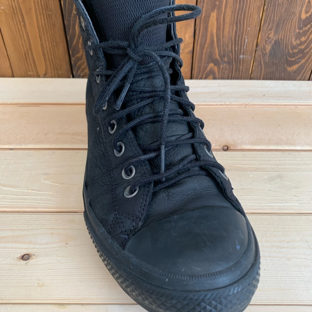 Converse Chuck Taylor All Star Men’s 
Waterproof Nubuck Boots in Black-Rare - Picture 9 of 16